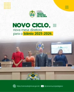 Conheça a nova Mesa Diretora da Câmara!
