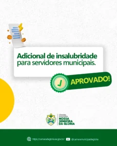 Adicional de Insalubridade para servidores municipais!